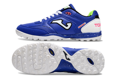 Joma Top Flex TF Artificial Turf Soccer Shoes - Blue/Silver/Black