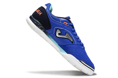 Joma Top Flex IC Indoor & Futsal Soccer Shoes - Blue/Silver/Black