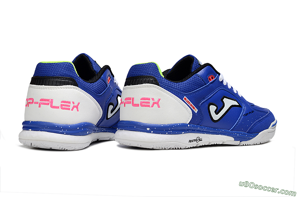 Joma Top Flex IC Indoor & Futsal Soccer Shoes - Blue/White/Red 6
