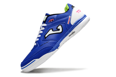 Joma Top Flex IC Indoor & Futsal Soccer Shoes - Blue/White/Red