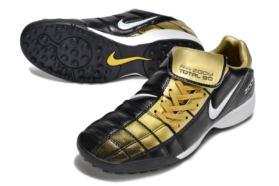 Nike Air Zoom Total 90 III TF Artificial Turf Soccer Shoes - Black/Gold/White