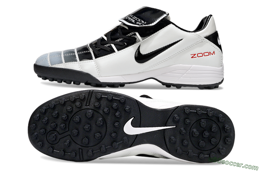 Nike Air Zoom Total 90 III TF Artificial Turf Soccer Shoes - White/Black/Red 0