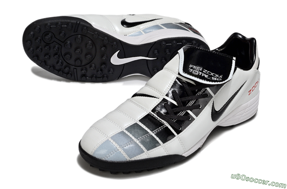 Nike Air Zoom Total 90 III TF Artificial Turf Soccer Shoes - White/Black/Red 3
