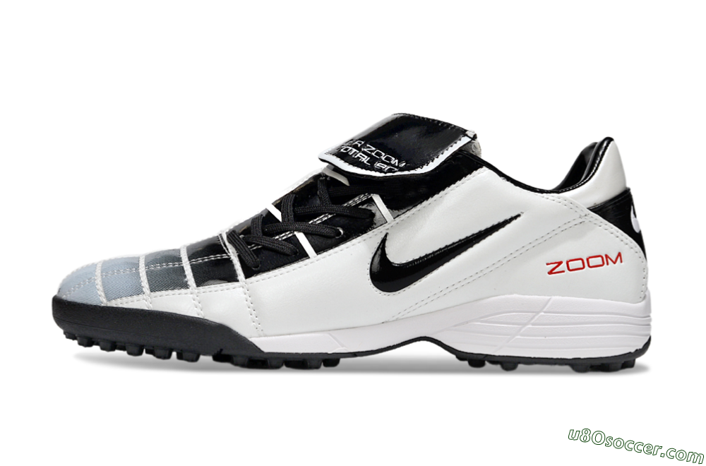 Nike Air Zoom Total 90 III TF Artificial Turf Soccer Shoes - White/Black/Red 2
