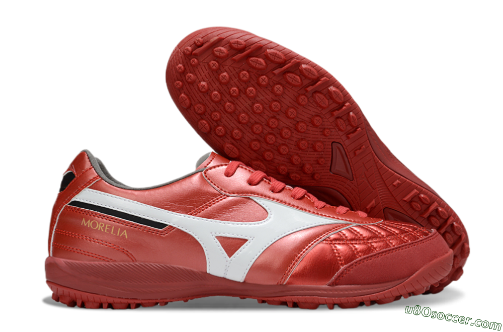 Mizuno Morelia Neo 4 TF Artificial Turf Soccer Shoes - Red/White/Black 1