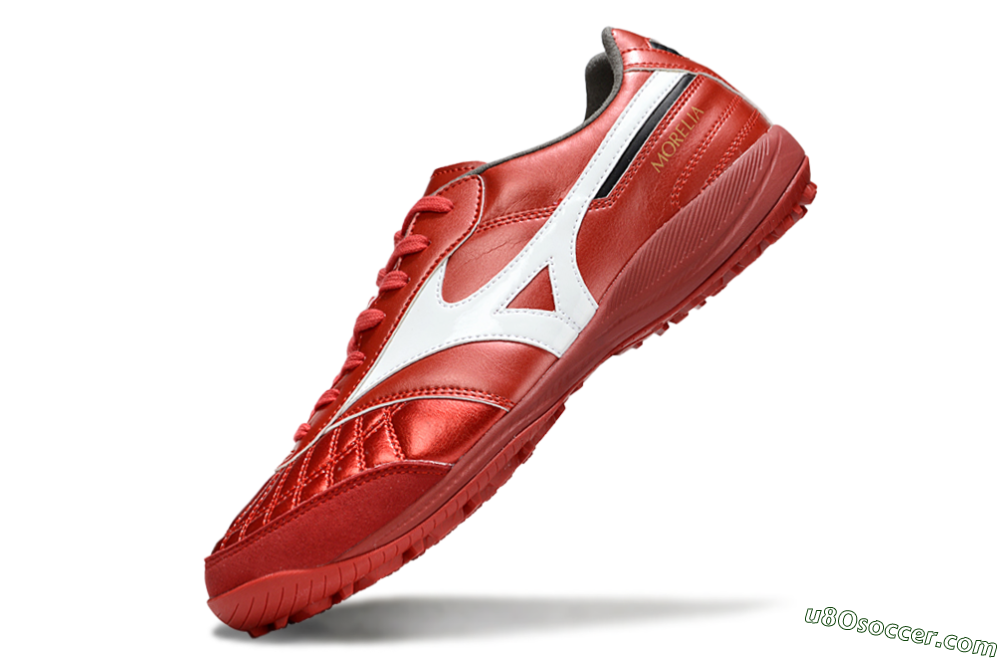Mizuno Morelia Neo 4 TF Artificial Turf Soccer Shoes - Red/White/Black 5