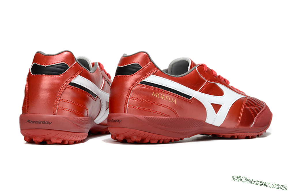 Mizuno Morelia Neo 4 TF Artificial Turf Soccer Shoes - Red/White/Black 6