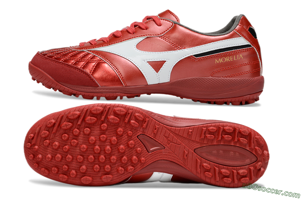 Mizuno Morelia Neo 4 TF Artificial Turf Soccer Shoes - Red/White/Black 0
