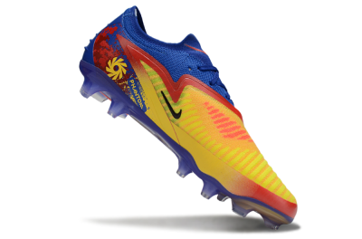 Nike Phantom 6 Elite Low FG Firm Ground Soccer Cleats - Yellow/Red/Blue