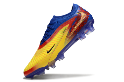 Nike Phantom 6 Elite Low FG Firm Ground Soccer Cleats - Yellow/Red/Blue