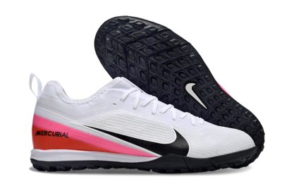 Nike Air Zoom Mercurial Vapor 16 Pro TF Artificial Turf Soccer Shoes - White/Black/Pink