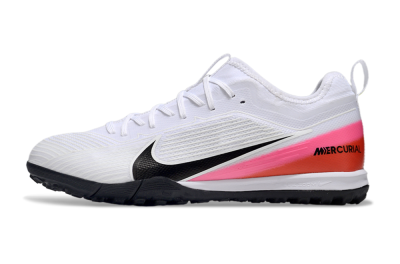 Nike Air Zoom Mercurial Vapor 16 Pro TF Artificial Turf Soccer Shoes - White/Black/Pink