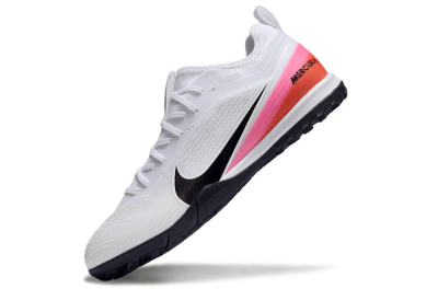 Nike Air Zoom Mercurial Vapor 16 Pro TF Artificial Turf Soccer Shoes - White/Black/Pink