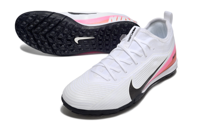 Nike Air Zoom Mercurial Vapor 16 Pro TF Artificial Turf Soccer Shoes - White/Black/Pink
