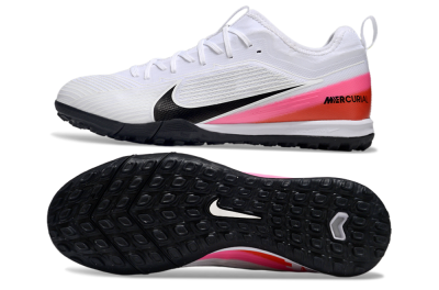 Nike Air Zoom Mercurial Vapor 16 Pro TF Artificial Turf Soccer Shoes - White/Black/Pink
