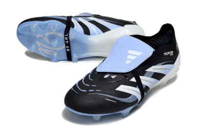 Adidas Predator 25 Elite Foldover Tongue FG Firm Ground Soccer Cleats - Black/Jade/White