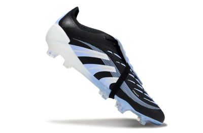 Adidas Predator 25 Elite Foldover Tongue FG Firm Ground Soccer Cleats - Black/Jade/White