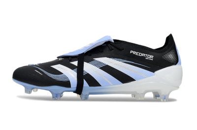 Adidas Predator 25 Elite Foldover Tongue FG Firm Ground Soccer Cleats - Black/Jade/White