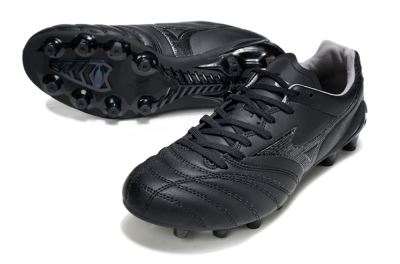 Mizuno Morelia Neo 4 FG Firm Ground Soccer Cleats - Black/Black