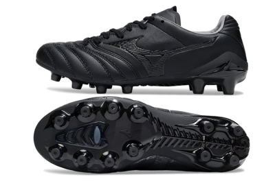 Mizuno Morelia Neo 4 FG Firm Ground Soccer Cleats - Black/Black
