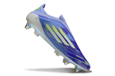 Adidas F50 Elite Laceless SG Soft Ground Soccer Cleats - Blue/Silver/Gold