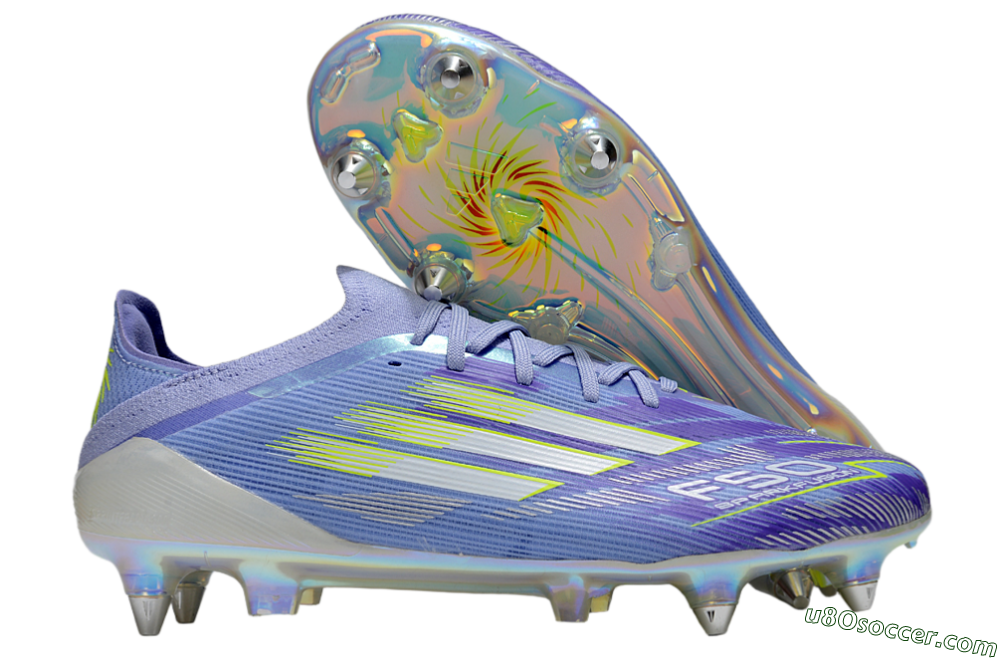 Adidas F50 Elite SG Soft Ground Soccer Cleats - Blue/Silver/Gold 1