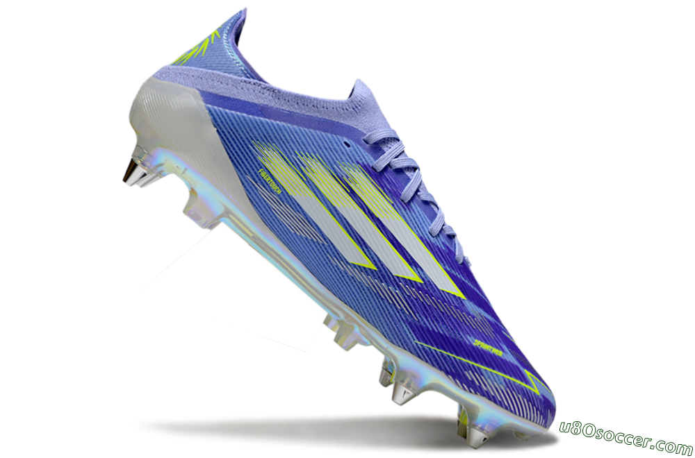 Adidas F50 Elite SG Soft Ground Soccer Cleats - Blue/Silver/Gold 4