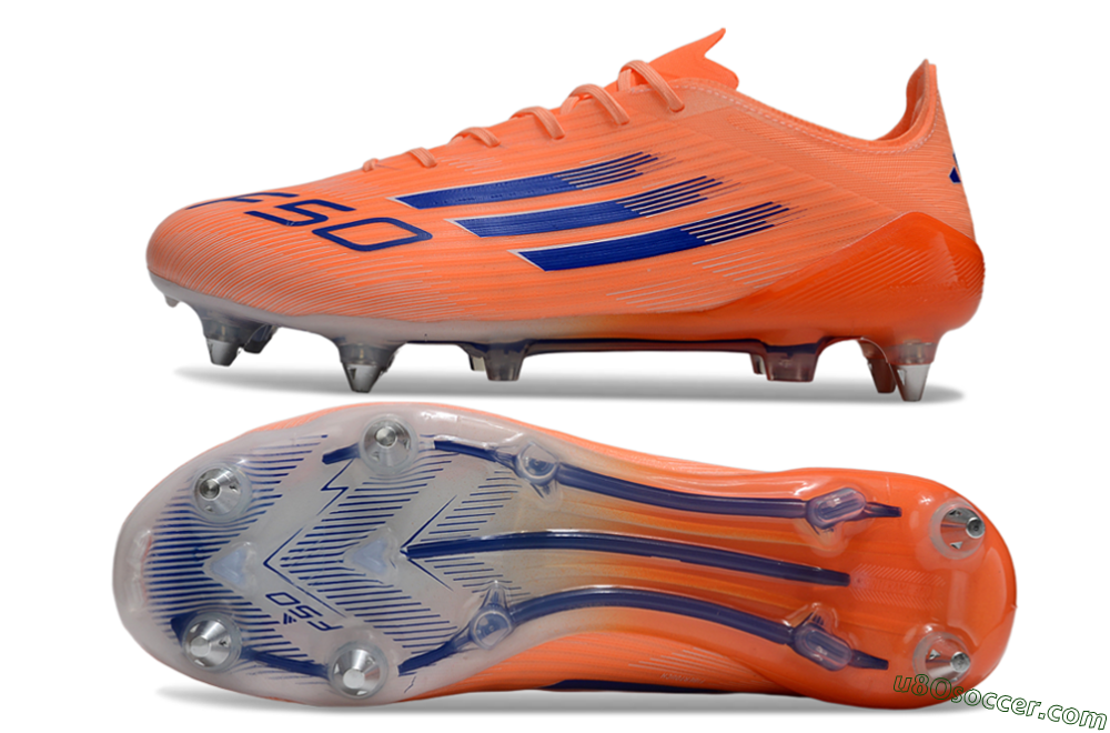 Adidas F50 Elite SG Soft Ground Soccer Cleats - Red/Blue/White 0