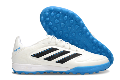 Adidas Copa 11 Pure TF Artificial Turf Soccer Shoes - White/Black/Blue