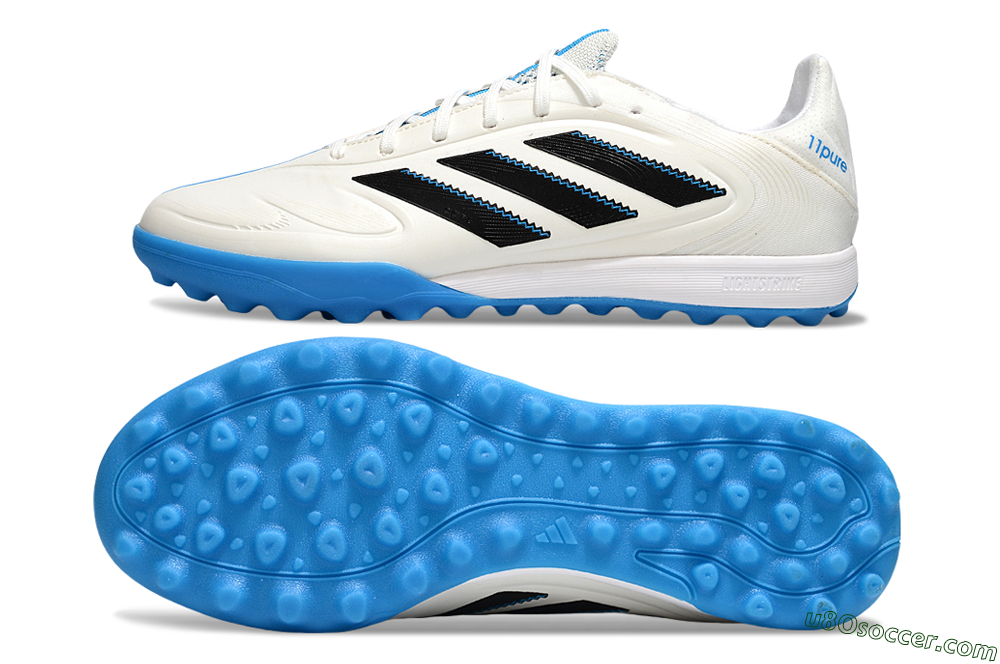 Adidas Copa 11 Pure TF Artificial Turf Soccer Shoes - White/Black/Blue 0
