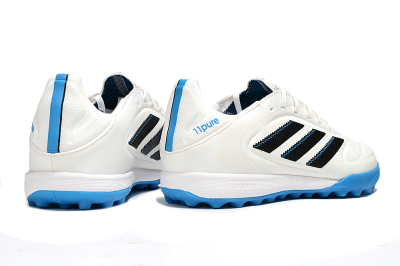 Adidas Copa 11 Pure TF Artificial Turf Soccer Shoes - White/Black/Blue