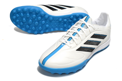 Adidas Copa 11 Pure TF Artificial Turf Soccer Shoes - White/Black/Blue