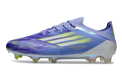 Adidas F50 Elite FG Firm Ground Soccer Cleats - Blue/Silver/Gold