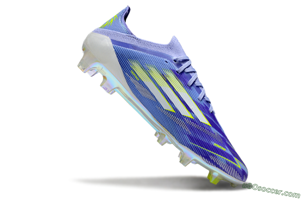 Adidas F50 Elite FG Firm Ground Soccer Cleats - Blue/Silver/Gold 4