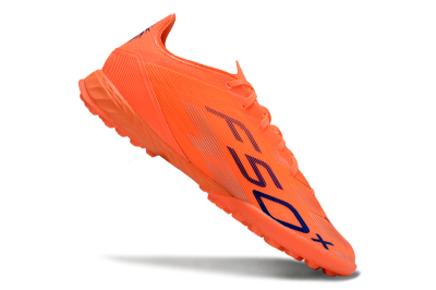 Adidas F50 Pro TF Artificial Turf Soccer Shoes - Red/Blue/Silver