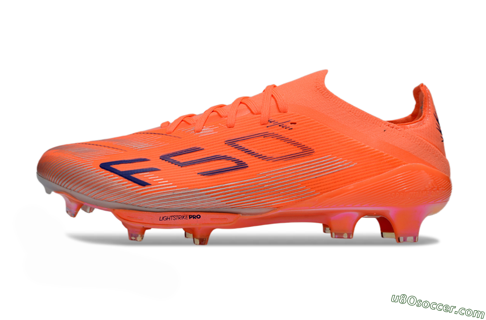 Adidas F50+ Lightstrike Pro FG Firm Ground Soccer Cleats - Red/Blue/Silver 2