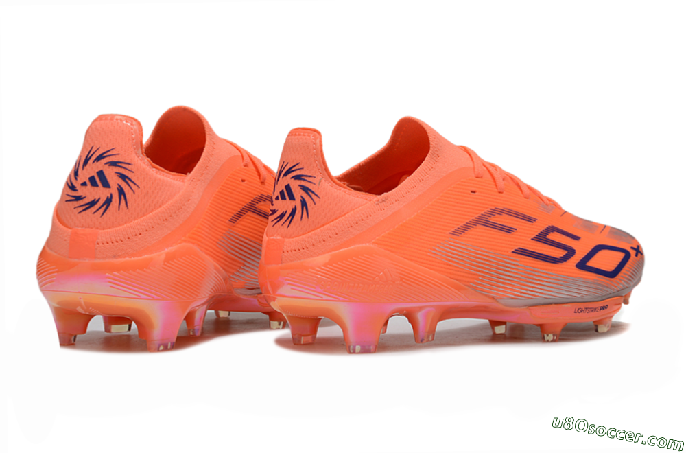 Adidas F50+ Lightstrike Pro FG Firm Ground Soccer Cleats - Red/Blue/Silver 6