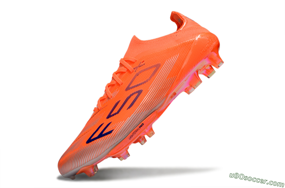 Adidas F50+ Lightstrike Pro FG Firm Ground Soccer Cleats - Red/Blue/Silver 5