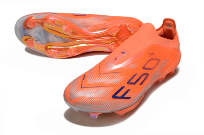 Adidas F50+ Lightstrike Pro Laceless FG Firm Ground Soccer Cleats - Red/Blue/Silver