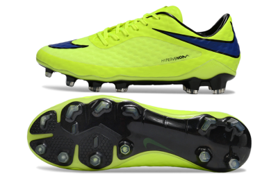 Nike Hypervenom Phantom FG Firm Ground Soccer Cleats - Yellow/Blue/Black