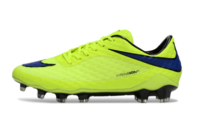 Nike Hypervenom Phantom FG Firm Ground Soccer Cleats - Yellow/Blue/Black
