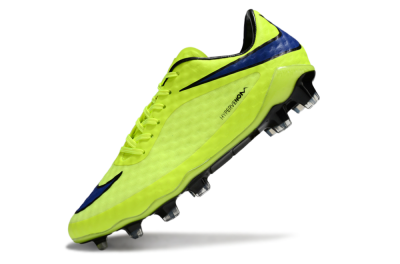 Nike Hypervenom Phantom FG Firm Ground Soccer Cleats - Yellow/Blue/Black
