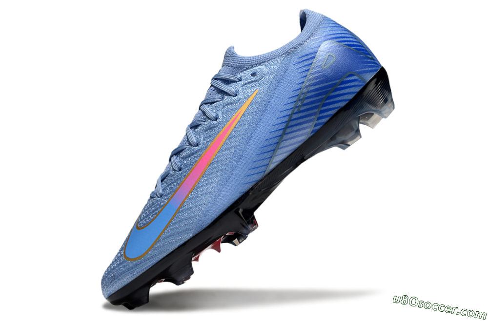 Nike Air Zoom Mercurial Vapor 16 Elite FG Firm Ground Soccer Cleats - Blue/Pink/Gold 5