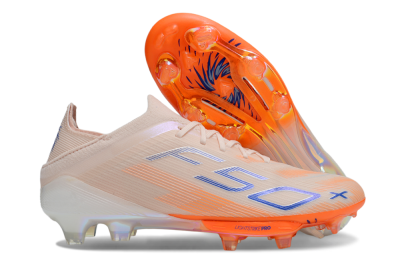 Adidas F50+ Lightstrike Pro Laceless FG Firm Ground Soccer Cleats - Red/Blue/White