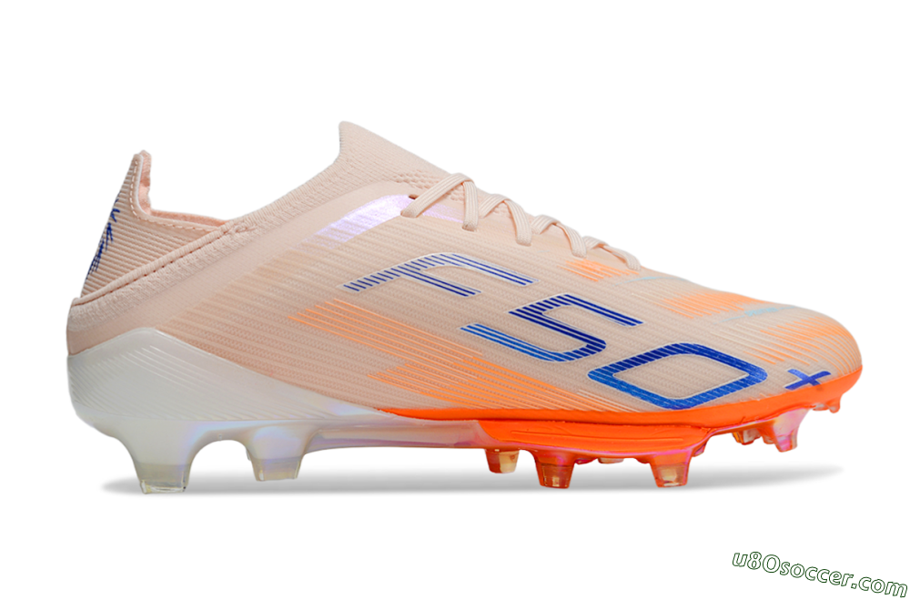 Adidas F50+ Lightstrike Pro Laceless FG Firm Ground Soccer Cleats - Red/Blue/White 7