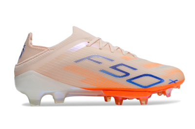 Adidas F50+ Lightstrike Pro Laceless FG Firm Ground Soccer Cleats - Red/Blue/White