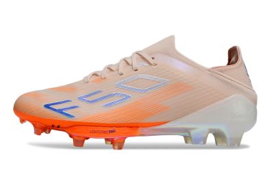 Adidas F50+ Lightstrike Pro Laceless FG Firm Ground Soccer Cleats - Red/Blue/White