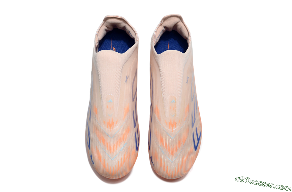 Adidas F50+ Lightstrike Pro Laceless FG Firm Ground Soccer Cleats - Red/Blue/White 4