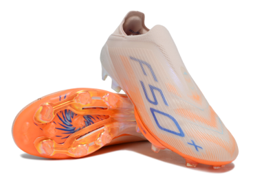 Adidas F50+ Lightstrike Pro Laceless FG Firm Ground Soccer Cleats - Red/Blue/White