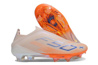 Adidas F50+ Lightstrike Pro Laceless FG Firm Ground Soccer Cleats - Red/Blue/White